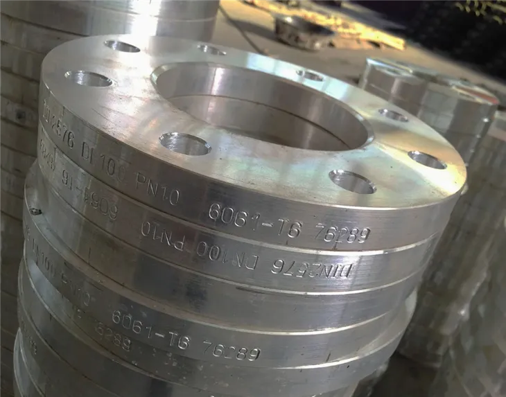 Алюминий 6061 T6 выковал фланец шеи заварки, фланец плиты, фланец T6 алюминия 6061