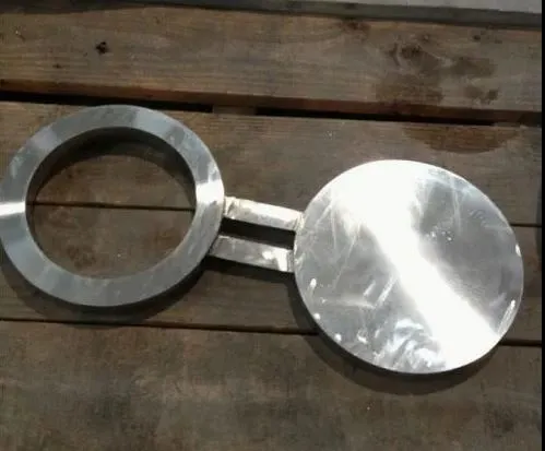 Зрелище Фланцевая заглушка, рисунок 8 с буртиком, нержавеющая сталь зрелища Фланцевая заглушка